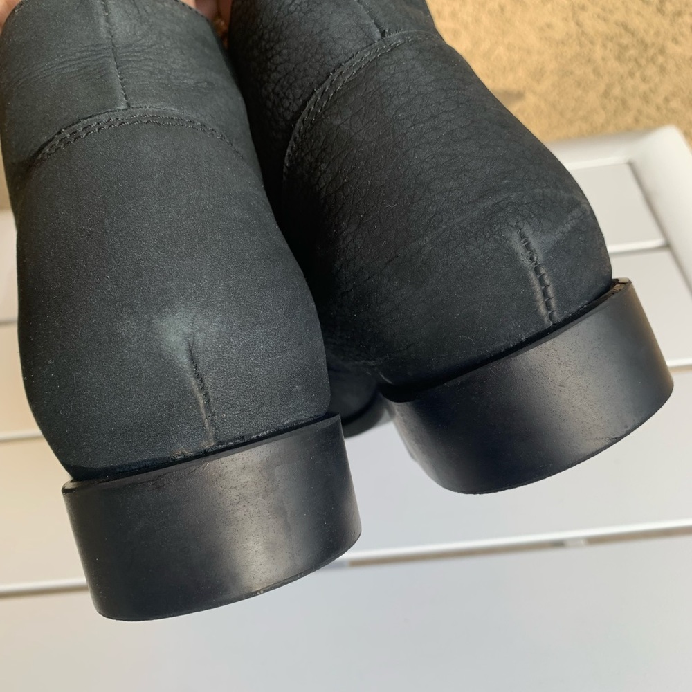 Ariat leather booties dark grey almost navy color size 7.5M - Picture 9 of 16